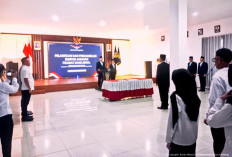 Kanwil Kemenkum Babel Hadiri Pelantikan dan Pengambilan Sumpah Jabatan Pejabat Manajerial 