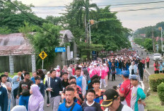 HUT Korpri ke-54 & PGRI ke-80 di Bangka Meriah dengan Jalan Sehat Ribuan Peserta