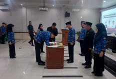 Lantik 44 PNS, Bupati Algafry Ingatkan Jangan Sombong, Jauhi Penyakit Hati