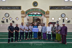 PT Timah Bantu Sarana dan Prasarana Masjid Agung Darussalam di Belitung Timur