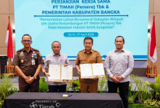 Didampingi Kejati Babel, PT Timah dan Pemkab Bangka Sepakati Pemanfaatan Lahan Bersama di Kawasan Jelitik