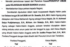 Nama Baik Dipulihkan, Mantan Ketua Bawaslu Bangka Sugesti Resmi Bebas Murni Usai MA Tolak Kasasi Jaksa