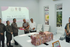 Kejari Bangka Eksekusi Putusan Pengadilan Perkara BWS, Uang Rp9 M lebih Hasil Korupsi Lima Terpidana Disetor k