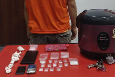 Pengedar di Sungailiat Ini Simpan Sabu Dalam Magic Com