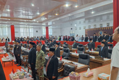 Peringati HUT Ke-81 RI, DPRD Kabupaten Bangka Paripurna Mendengarkan Pidato Kenegaraan Presiden