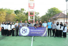 Semarak Hari Pengayoman ke-81, Kanwil Kemenkum Babel Gelar Turnamen Tenis Lapangan