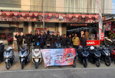 Honda Babel Ajak Anggota Ikatan Motor Honda Bangka Belitung Menuju Honda Bikers Day Sumatera 2026