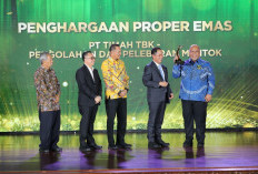 Komitmen Pengelolaan Lingkungan Hidup Berkelanjutan, PT Timah Raih Proper Emas 