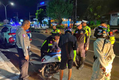 Sikat Balap Liar dan Knalpot Brong, Satlantas Polres Bangka Amankan 21 Sepeda Motor!