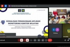 Dukung Layanan Publik Berbasis Data, Kemenkum Babel Ikuti Sosialisasi Aplikasi Monitoring AHU