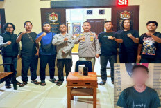 Polsek Simba Tangkap Seorang Pria Usai Sholat Jum'at di Pangkalpinang, Curi HP di Konter 