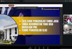 Kanwil Kemenkum Babel Ikuti Rapat Verifikasi dan Validasi Usulan Satyalancana Karya Satya Tahun 2026