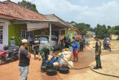 Kodim Basel Bagikan 8500 Liter Air Bersih di Dua Lokasi Ini, Kemarau Mencekik Masyarakat 