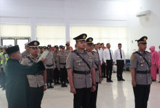Kapolres Bangka Selatan Pimpin Sertijab Kapolsek Air Gegas dan Lepar Pongok, Sekaligus Lepas Pama
