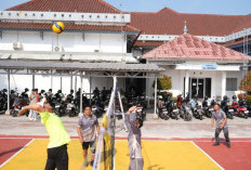 Semarak Hari Pengayoman ke-81, Kanwil Kemenkum Babel Gelar Turnamen Bola Voli Perkuat Kekompakan Pegawai
