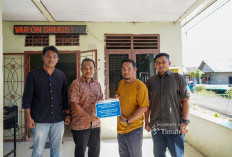 Dukung Kamtibmas, PT Timah Serahkan Bantuan Pos Kamling di Bangka Tengah