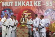 Ratusan Karateka Ikuti Ujian Kenaikan Tingkat, INKAI Bangka Peringati HUT ke-55
