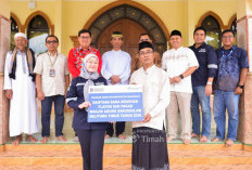 Dukung Fasilitas Rumah Ibadah, PT Timah Tbk Salurkan Bantuan untuk Masjid Agung Darussalam Belitung Timur