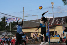 PT Timah Dukung Turnamen Bola Voli Putri Kades Cup I Desa Terong, Bangkitkan Semangat Olahraga Masyarakat