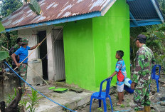 Berikan Rasa Nyaman Beribadah, Satgas TMMD Kebut Rehab Mushola Al Munawa Desa Penutuk