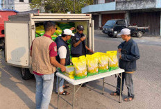 Bulog Belitung Jual Beras SPHP Rp58 Ribu per 5 Kilogram di Pasar Tanjungpandan