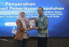 BPK Babel Serahkan LHP Kepatuhan Sarana Prasarana Pendidikan Dasar kepada Pemkab Bangka Tengah