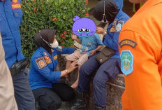 Srikandi Damkar Bangka Berikan Pendampingan Psikologis Bagi Anak Korban Selamat Tenggelam Pantai Matras