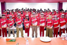 Bupati Beltim Lepas Kontingen POPDA 2026, Targetkan Pulang Bawa Gelar Juara