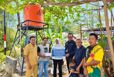 Sumur Bor Kembali Berfungsi, PT Timah Bantu Penuhi Kebutuhan Air Bersih Warga Desa Lalang Belitung Timur