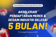 Mulai 18 Agustus, DJKI Targetkan Pendaftaran Merek dan Desain Industri Selesai Lima Bulan
