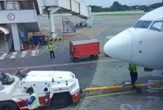 Penumpang Angkutan Udara Berangkat di Babel Turun 28,79 Persen