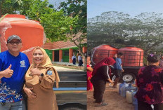 Kemarau Mencekik, SMPN 1 Toboali Dapat Bantuan Air Bersih dari Suwandi 
