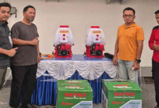 BPBD Belitung Terima Dua Mesin Sprayer Bantuan CSR Bank Sumsel Babel