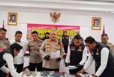 Kapolres Bangka Hadirkan Pelaku Pembunuhan Tukang Pijat, Sebilah Kayu Hilangkan Kesadaran Korban