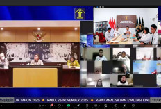 Kanwil Kemenkum Babel Ikuti Rapat Evaluasi Kinerja Kementerian Hukum B11 Tahun 2025 Secara Virtual