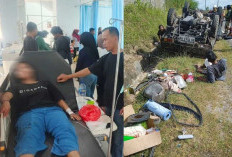 Mobil Carry Kecelakaan di Badau Belitung, Ini Data 12 Penumpang Luka-luka