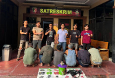 Sedang Asyik Main Judi Kodok-Kodok, Polres Basel Ciduk Enam Pemain Beserta Uang Tunai 