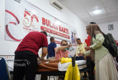 Bulan Bakti HUT ke-50 PT Timah Dimulai, Ratusan Warga Sungailiat Terima Layanan Sosial