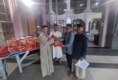 Masjid Agung Salurkan Bantuan 53 Paket Sembako Lewat Program Seribu Berkah