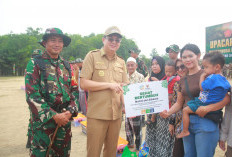 Bupati Markus Buka TMMD ke 130 Di Desa Sinar Manik Jebus