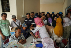 PT Timah Kumpulkan 120 Kantong Darah di Kundur, Warga hingga TNI-Polri Ikut Donor