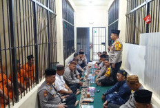 Buka Puasa Bersama Tahanan, Kapolres Pesankan Ini