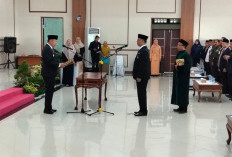 Haryadi Dilantik Jadi Sekda Bangka, Ini Pesan Bupati Fery