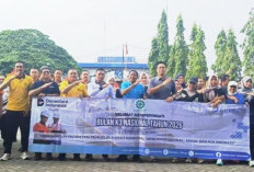 Ratusan Insan Pelabuhan Pangkalbalam Senam Sehat K3 Nasional