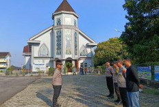 Perayaan Wafat dan Paskah di Gereja Santa Bernadeth di Pangkalpinang Berjalan Aman