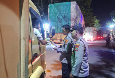 Polsekwas Pelabuhan Pangkalbalam Cek Muatan KM Sakura Express