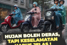 Honda Babel Ingatkan Pengendara: Hujan Boleh Deras, Tapi Keselamatan Harus Jelas