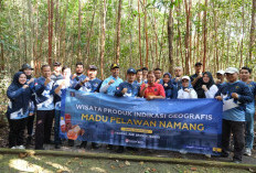 Kanwil Kemenkum Babel Laksanakan Kunjungan Wisata Tematik Desa Berbasis Kekayaan Intelektual di Desa Namang