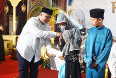 PT Timah Berbagi Kebahagiaan Ramadan Bersama Anak Yatim di Pulau Kundur
