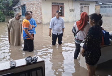 Tinjau Banjir, Bupati Fery Bantu Warga Terdampak